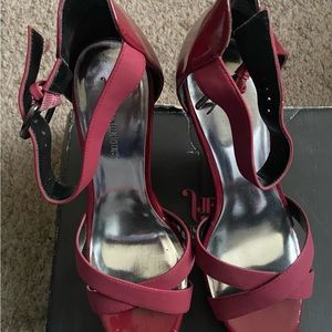 Justfab women platform shoes size 10.